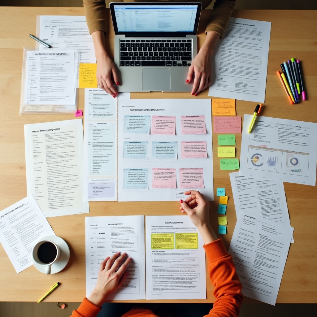 Разработка учебной программы — документы и материалы на рабочем столе